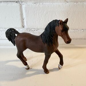 Schleich ARAB STALLION 13811 Horse Figure 2015 Retired Dark Brown